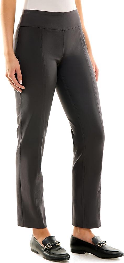 Zac & Rachel Women's Millennium Fabric - Slim Leg Pull-On Pant