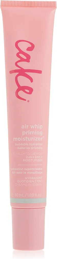 Cake Beauty Air Whip Priming Buildable Moisturizer, 1.69 Ounce