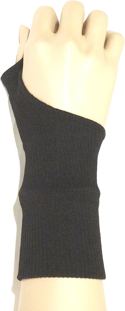 Lace Poet Black Compression Gel Support Wrist and Hand Brace Gloves