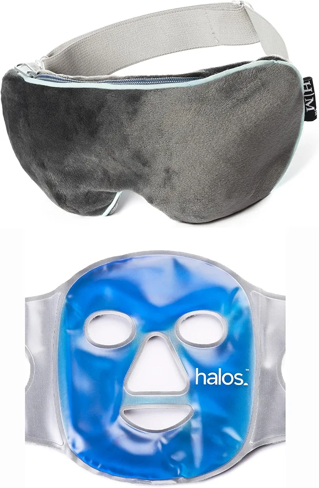 Myhalos Heat Eye Mask & Ice Face Mask Bundle