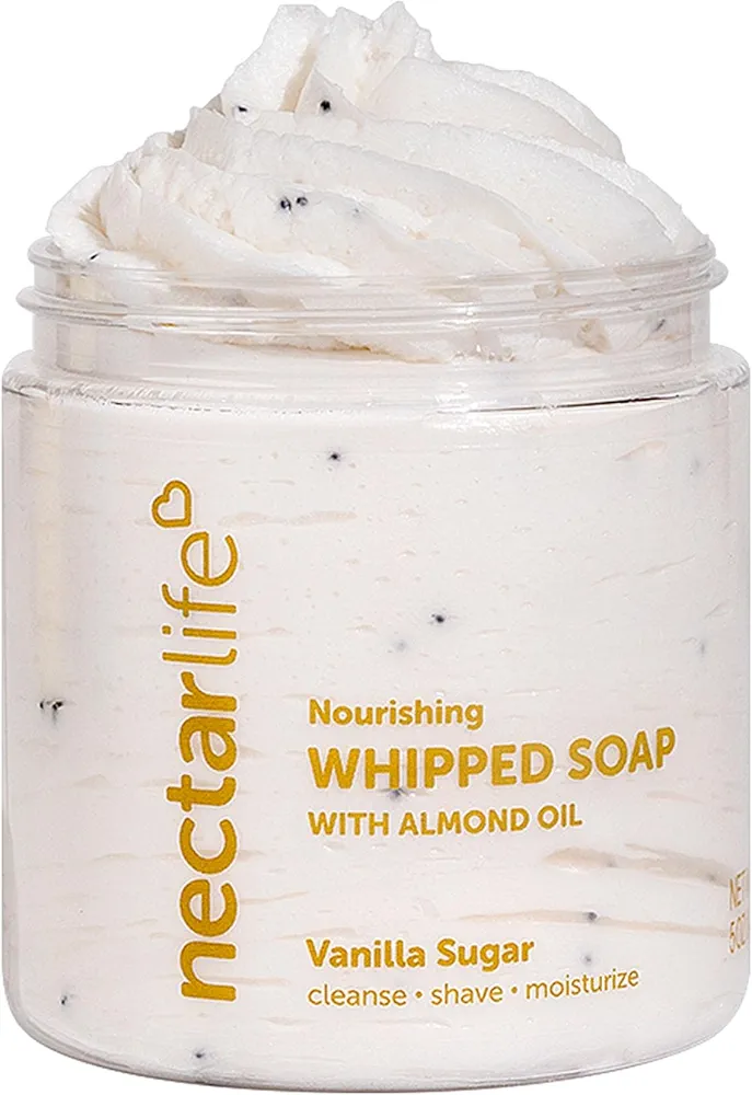 Nectar Life Whipped Soap and Shave Butter, 5 oz (Vanilla Sugar)