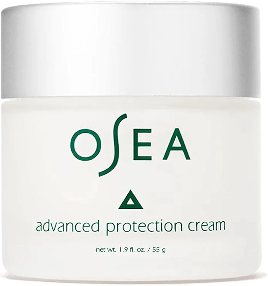 OSEA Advanced Protection Face Cream 1oz - Hydrating Face Moisturizer - Clean Beauty with Naturally Derived Bio-Retinol - Vegan & Cruelty-Free - Face Cream for Dry Skin - Seaweed Skincare