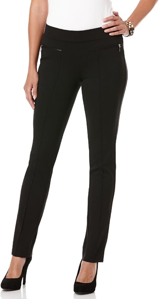 Rafaella Women's Slim Comfort Fit Ponte Dress Pants (Sizes 4-16)