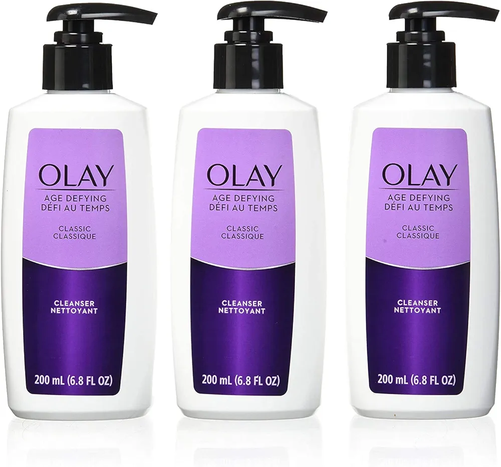 Face Wash by Olay Age Defying Classic Facial Cleanser 6.8 Fl Oz (Pack of 3)