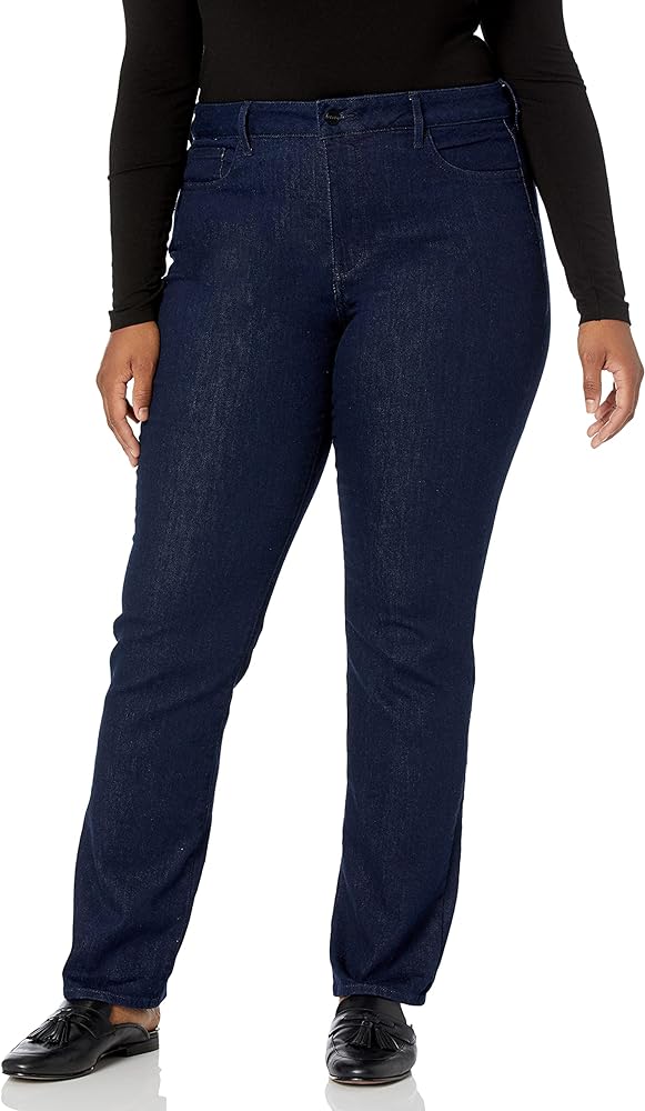 NYDJ Women's Plus Size Marilyn Straight Ankle Jeans | Slimming & Flattering Fit