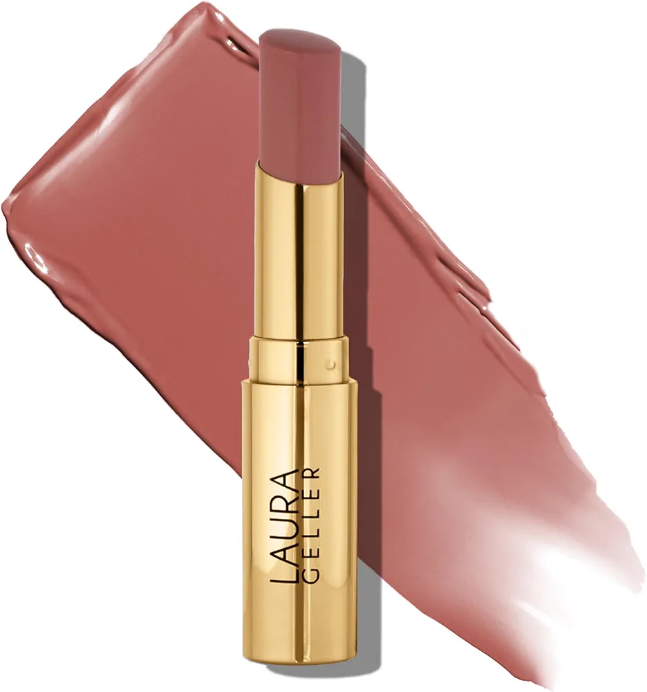 LAURA GELLER NEW YORK Jelly Balm Moisturizing Tinted Lip Balm - A Latte Love - Hydrating Vitamin E - Semi-Shine Finish