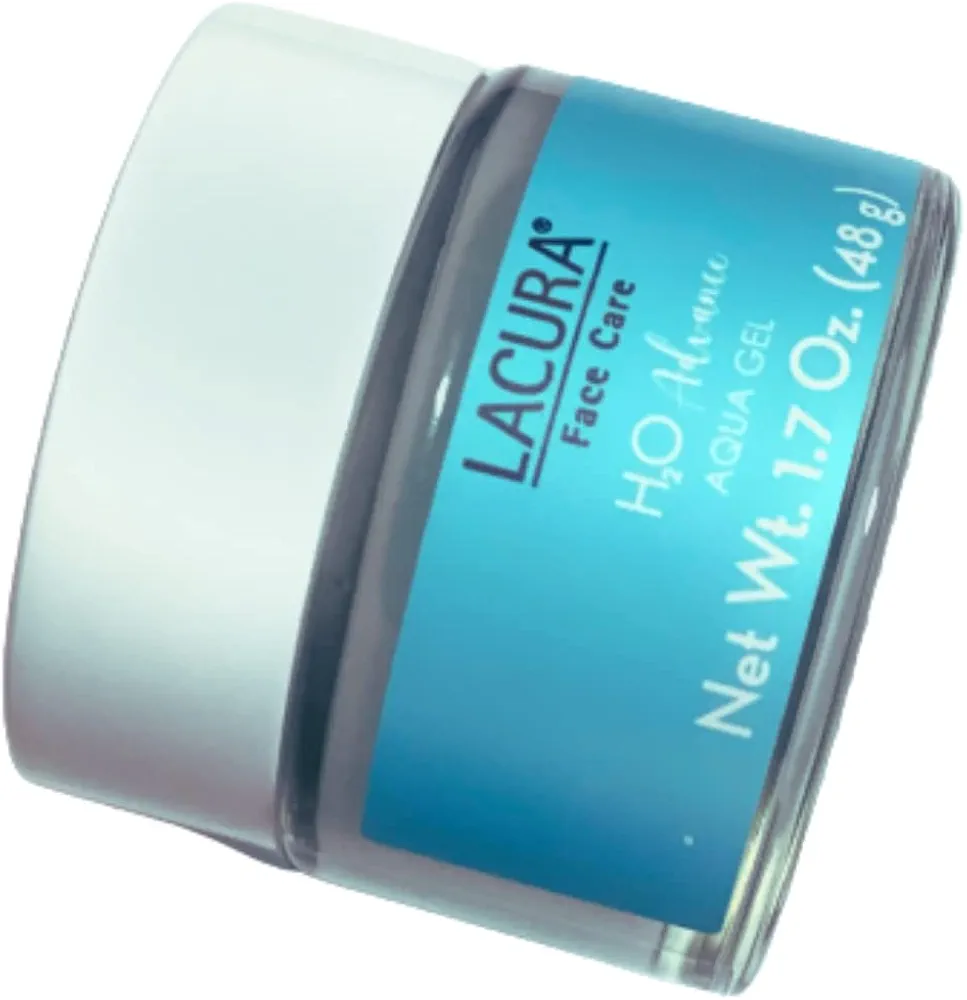 Lacura Face Care H2O Advance Aqua Gel With Hyaluronic Acid - Intensive Hydration Up To 24 Hours - Soft Skin - Glycerin - Provitamin B5.