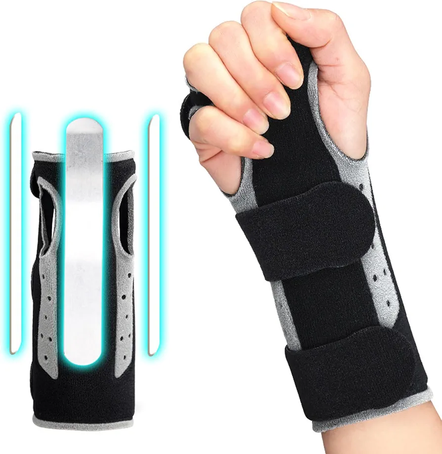 Wrist Support Splint Brace Adjustable Wrist Strap Tunnel Compression Splint Wrist Brace Provides Wrist Support