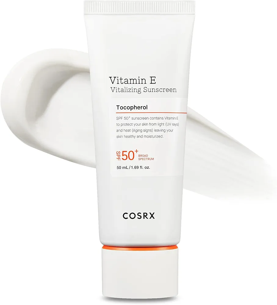 Vitamin E Vitalizing Sunscreen SPF 50 Plus by Cosrx for Unisex - 1.69 oz Sunscreen