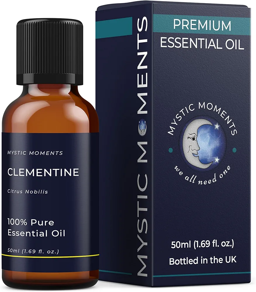 Mystic Moments | Clementine Essential Oil 50ml - Pure & Natural oil for Diffusers, Aromatherapy & Massage Blends Vegan GMO Free