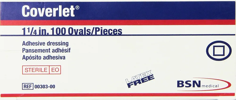 Product Adhesive Dressing - 1 1/4" Oval - Set of 2