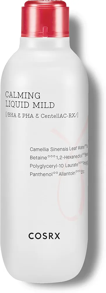 COSRX Acne Calming Liquid Mild, 4.22 fl.oz / 125ml | Alcohol Free Gentle Toner | Korean Skincare, Animal Testing Free, Paraben Free