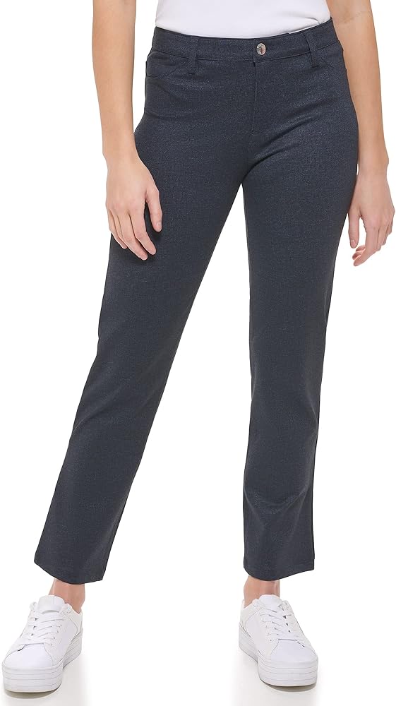 Calvin Klein Women's Sportwears Everyday Fashion Straight Leg Pant (Plus Size)