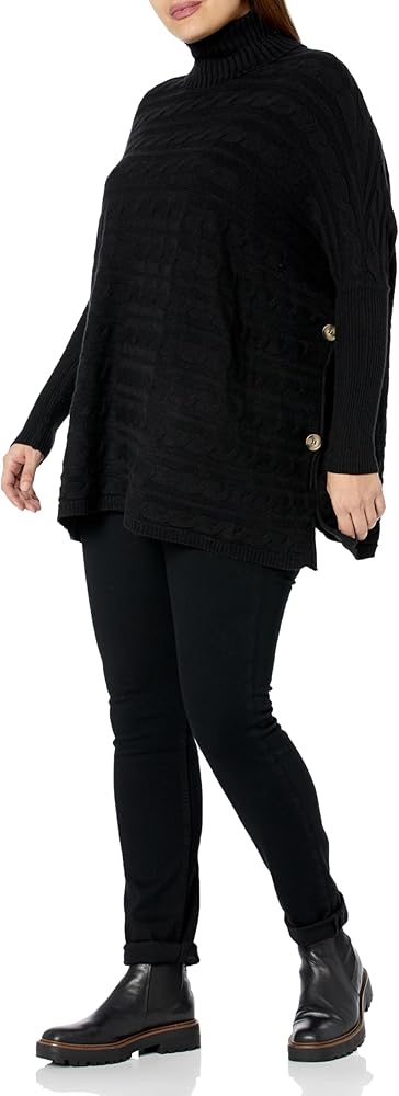 AVENUE Women's Plus Size Sweater Bella Poncho