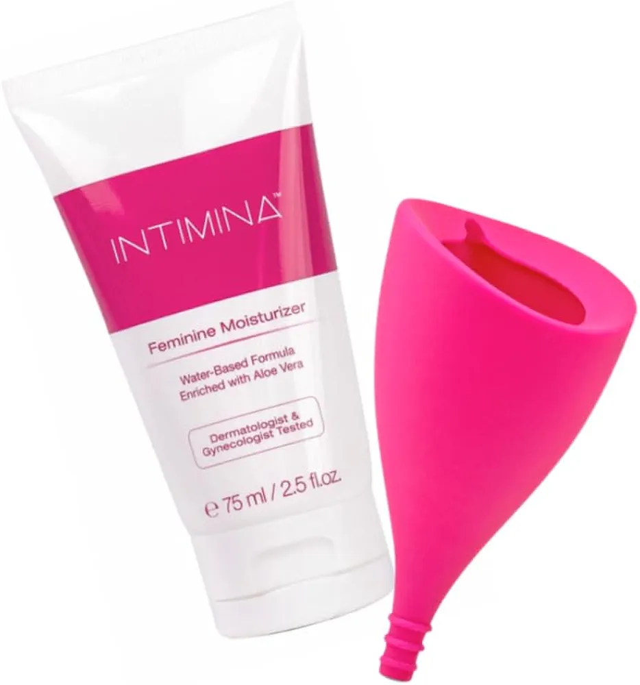 INTIMINA Bundle: Lily Cup size B + Feminine Moisturizer - Post-Birth Menstrual Care