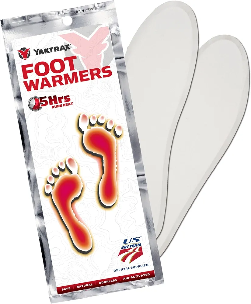 Adhesive Insole Foot Warmers, Medium, 20 Pairs