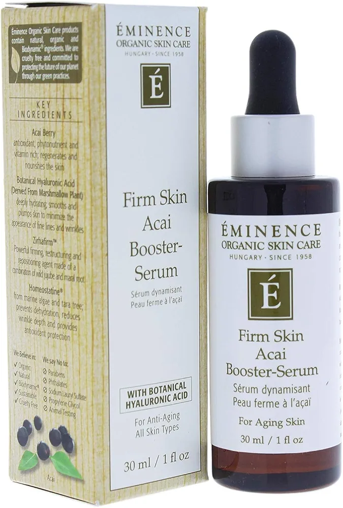 Firm Skin Acai Booster Serum by Eminence for Unisex - 1 oz Serum