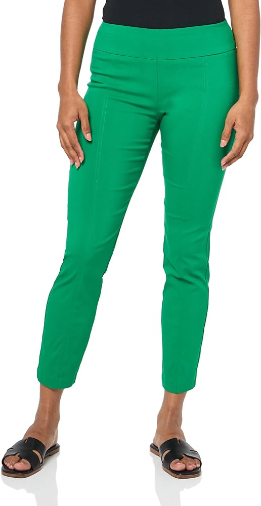 Zac & Rachel Women's Millennium Fabric - Slim Leg Pull-On Pant