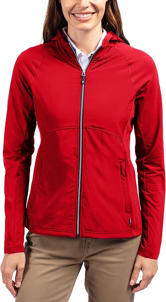 Cutter & Buck Women's Adapt Hybrid Full Zip Hoodie