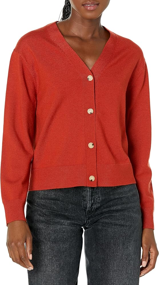 Vince Women's High Button Cardigan