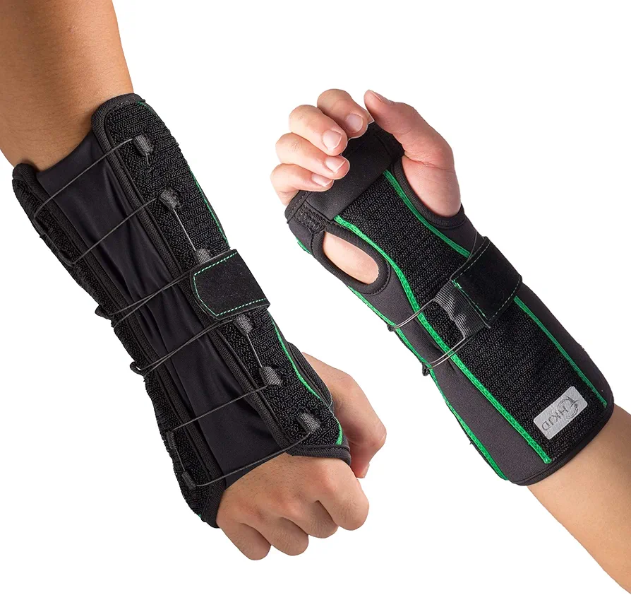 Wrist & Forearm Support Splint Brace For Carpal Tunnel Night support, Longer 10.6 inch Forearm & Wrist Support. Reversible Arm Brace for Carpal Tunnel Wrist Forearm Immobilizer Brace Splints (Update Right & Left, Freesize)