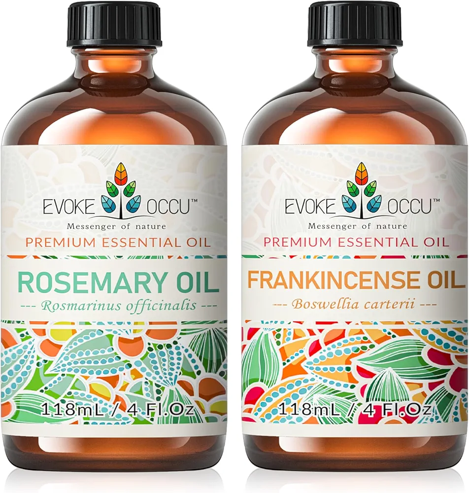 EVOKE OCCU Rosemary Essential Oil and Frankincense Essential Oil - 4 Fl Oz