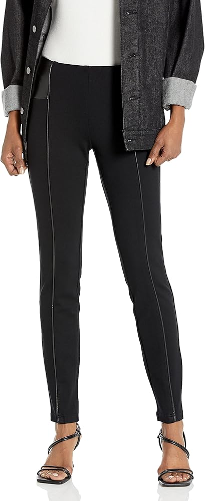 Nanette Nanette Lepore Women's Very Black Miracle Ponte Pant