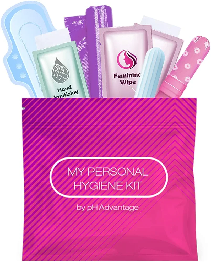 Portable Period Kit: Essential Period Pouch for Teen Girls in School, Travel, and Daily Use - Ideal for Parents, Schools, Churches, Businesses, and Homeless Outreach - Pink (Menstrual Kit, 1)