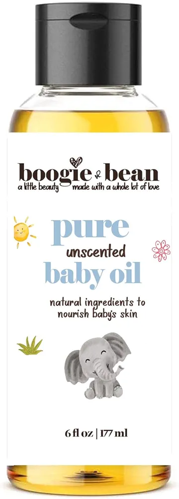 Unscented Baby Oil, All Natural and Fragrance Free Baby Oil, Body Oil For Kids, Coconut Oil For Baby and Unscented Body Oil For Kids, Natural Baby Products