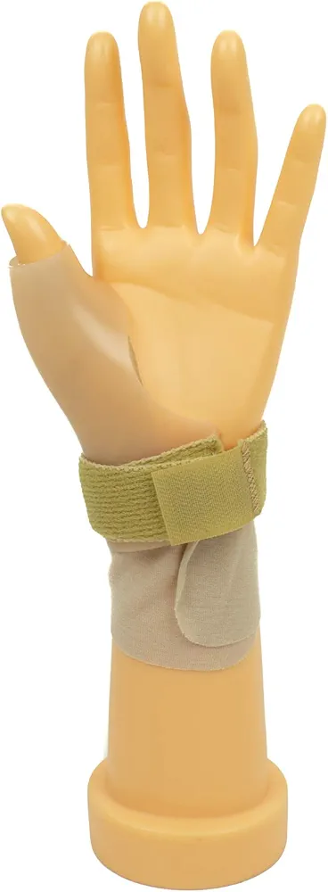 Rolyan Rigid Thumb Spica Splint, Left Small, Thumb Immobilizer with Wrist Strap, Thumb Splint Immobilizes CMC and MCP of Thumb, Polypropylene Brace for Thumb Muscle and Joint Support