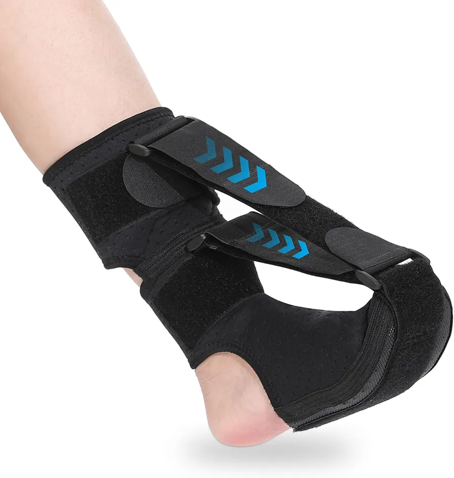 JFMkaer Plantar Fasciitis Night Splint Sock | Plantar Fasciitis Brace for Women and Men Breathable, Night Foot Stretcher for Plantar Fasciitis Achilles Tendonitis Pain Relief