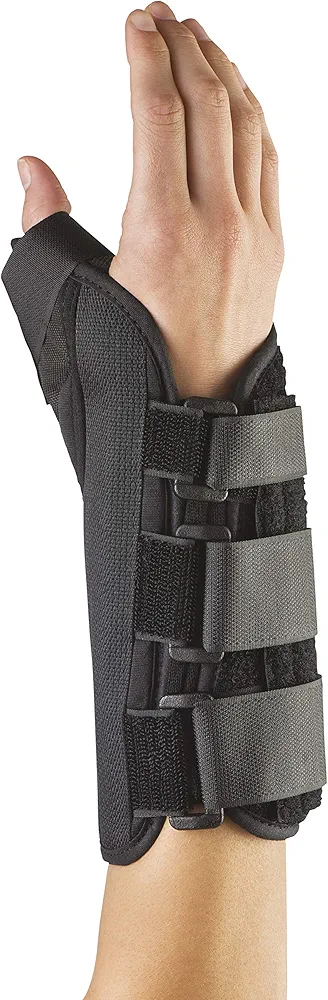 FitPro FP70510 Adjustable Wrist and Thumb Spica Brace-Right, 8" Size