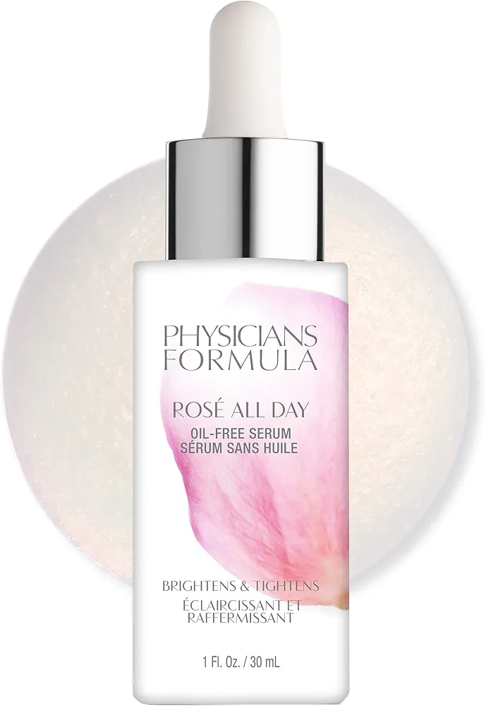 Physicians Formula Rosé All Day Serum| Helps to Brighten and Clear Skin, Even Tone and Prevent Wrinkles | Dermatologist Tested, Clinicially Tested