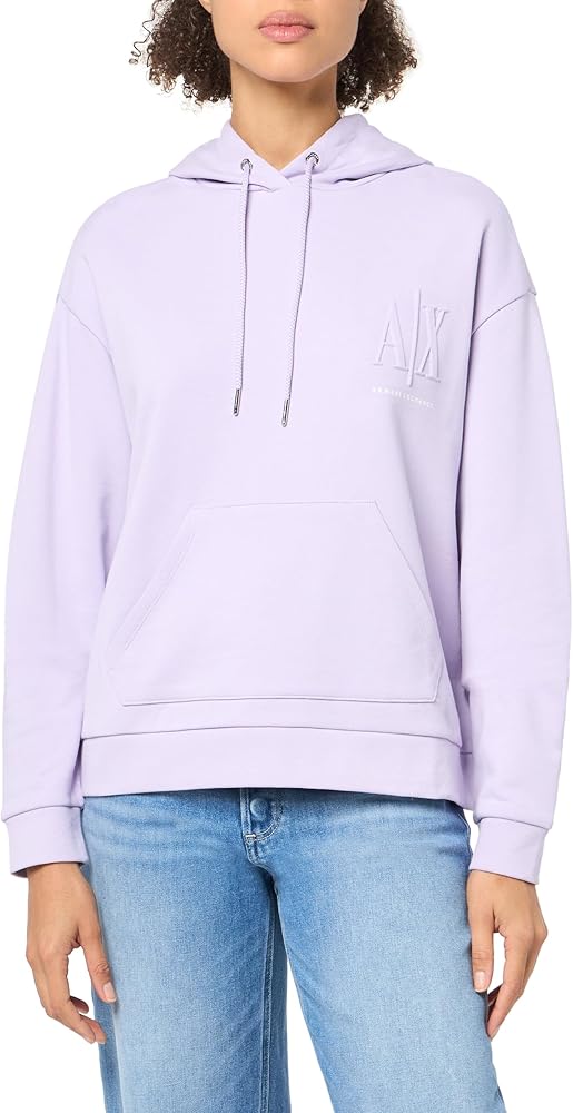 Armani Exchange Women's A|x Icon Pocket Hooded Sweatshirt