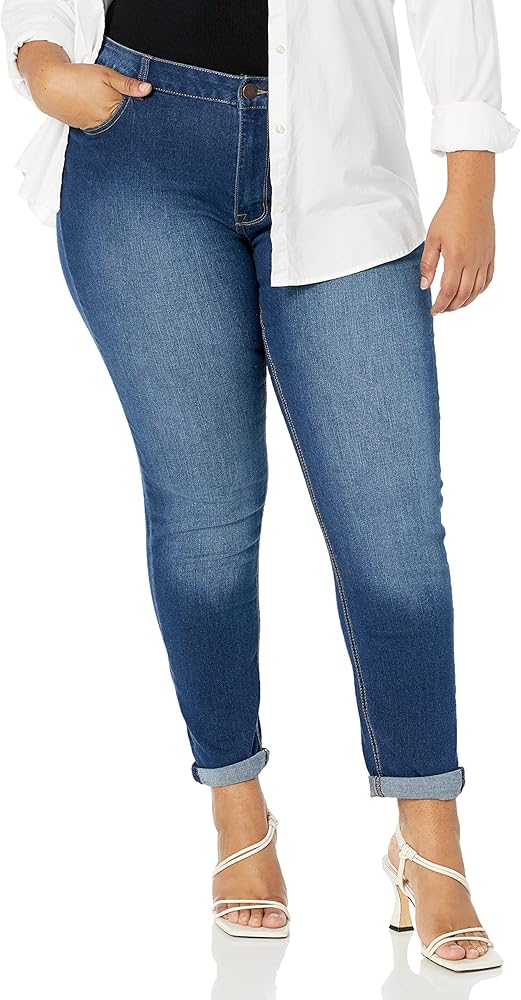 Avenue Women's Plus Size Jean Stretch Girlfriend