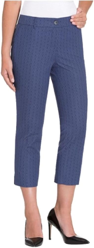 Hilary Radley Women's Stretch Slim Leg Crop Pant