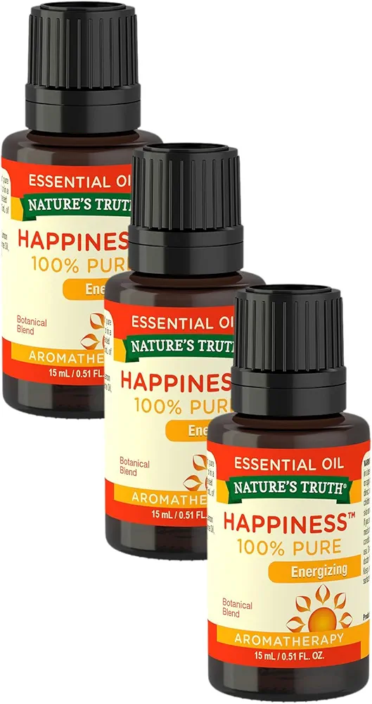 Nature's Truth Essential Oil, Happiness, 0.51 Fl Oz (Pack of 3)