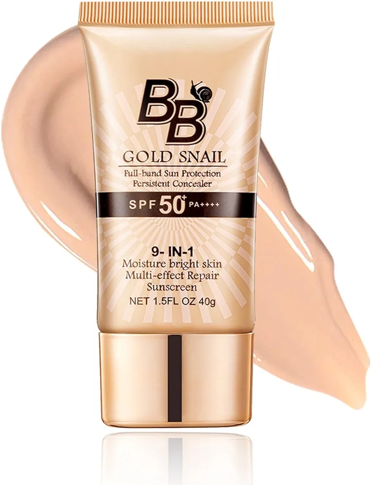 BB Cream, SPF Tinted Moisturizer Face, BB Cream Tinted Moisturize For Face, Full-Coverage Foundation Primer BB Cream, Medium, 1.5 Fl.Oz