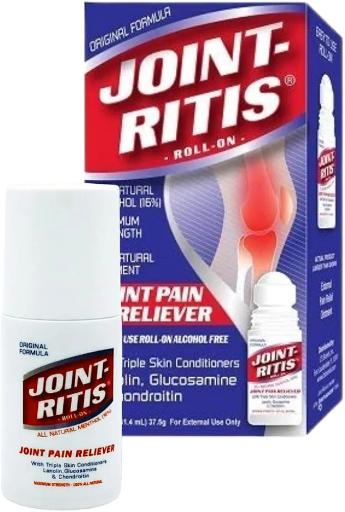 Fast Relief Joint-Ritis | All-Natural | Maximum Relief for Back, Neck, and Joints | As Seen On TV | Easy to Apply, 2 fl oz Roll-On