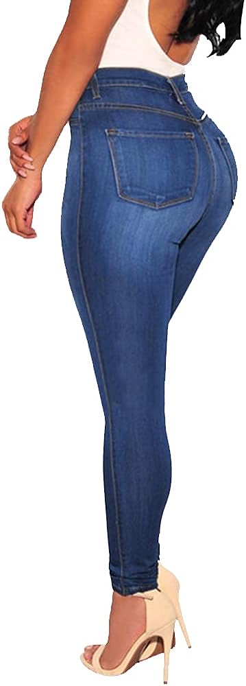 FISCLOSIN Women Colombian Design,Butt Lift,Sexy Skinny Jeans,Stretch Denim Pants