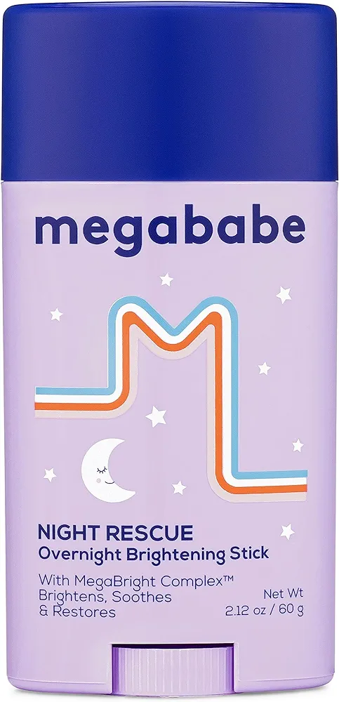 Megababe Night Rescue | Brightening & Soothing | 2.12 oz