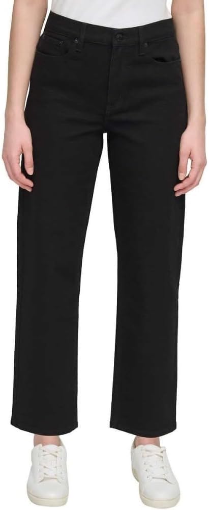 Calvin Klein Women High Rise Straight Leg Jean