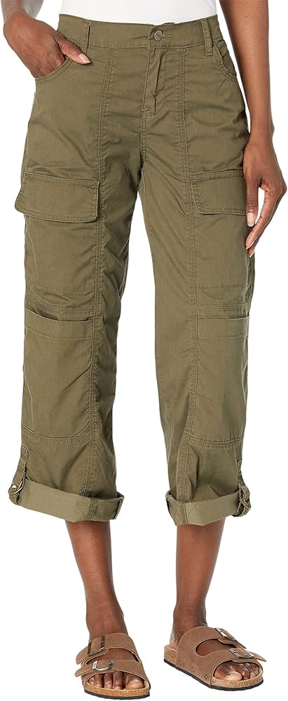 Sanctuary Cali Cargo Pants for Women - Cotton-blend Fabrication - Pull-on Construction - Micro Twill