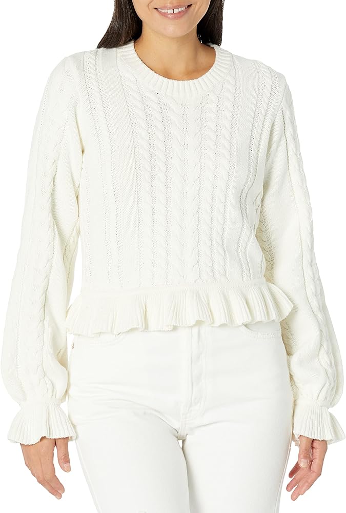 Show Me Your Mumu Women's Ridley Ruffle Sweater