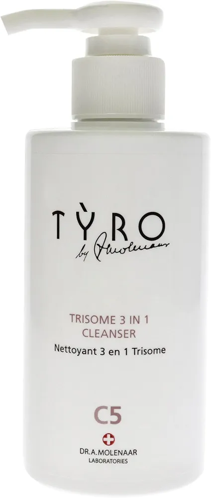 TYRO Trisome 3-In-1 Cleanser - Lightweight And Versatile Cleanser - Effectively Removes All Makeup And Impurities - Maintains Skin'S Moisture Barrier To Unveil Healthy Looking Glow - 6.76 Oz