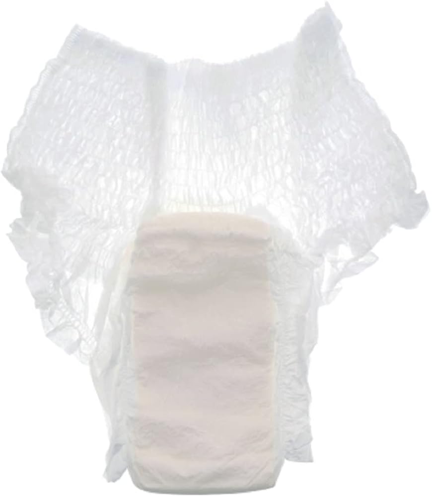 Cardinal 18543101 Simplicity Adult Moderate Absorbent Underwear, White - Large - Pack of 18