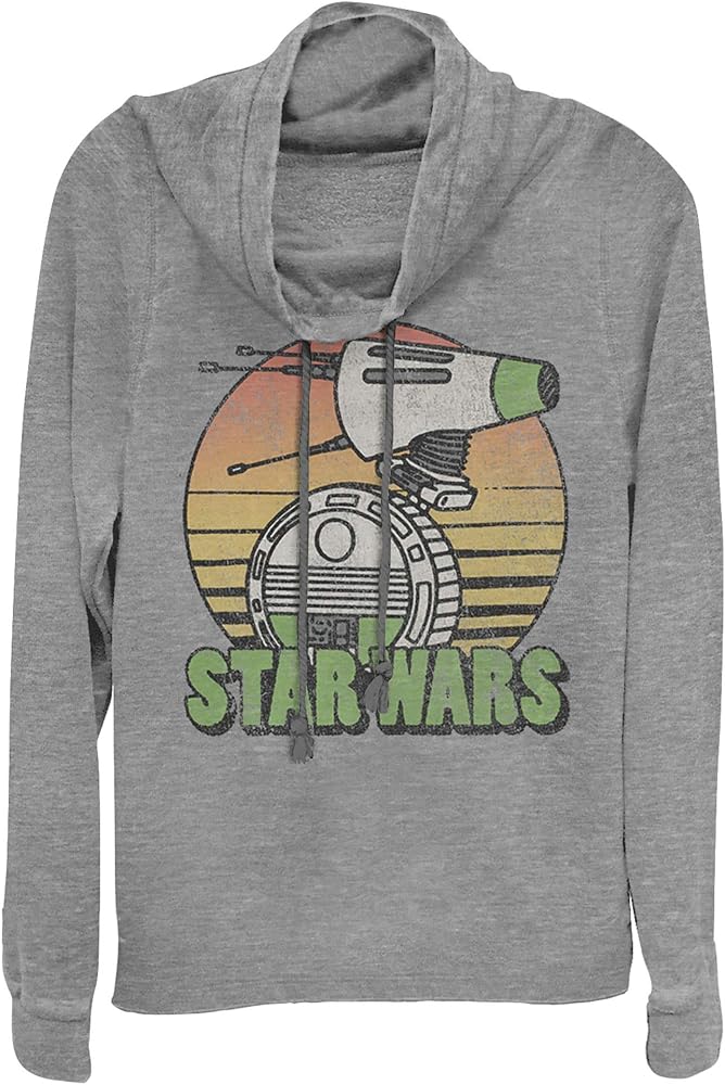 STAR WARS Just D-o It Women's Long Sleeve Cowl Neck Pullover