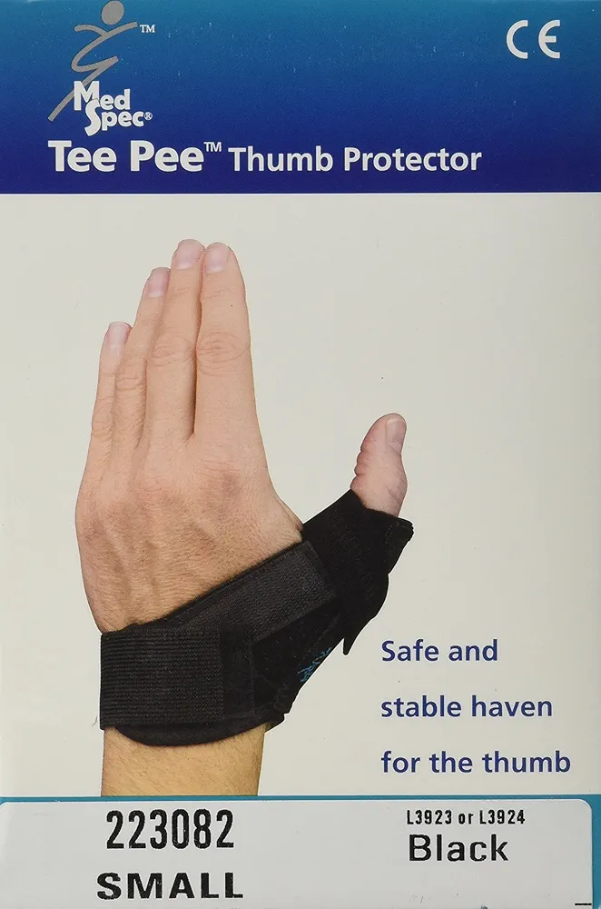 Med Spec Tee Pee Thumb Protector, Black - Small