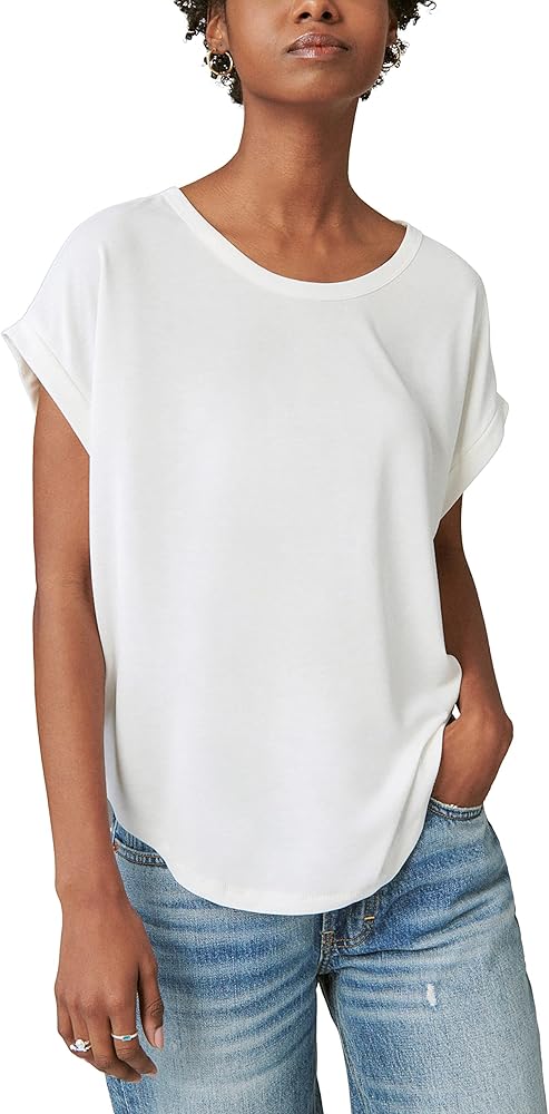 Lucky Brand Womens Sandwash Dolman Tee