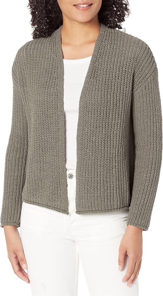 Velvet by Graham & Spencer Women's Terrah Tape Yarn Shawl Cardigan